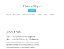 Tablet Screenshot of johannetrippas.com